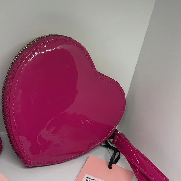 Juicy Couture Pink Heart Wristlet and Wallet Set - Picture 11 of 12